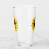 Verre Beau tournesol jaune lumineux - (Gauche)