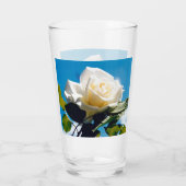 Verre Beauté de Rose blanche (Dos)