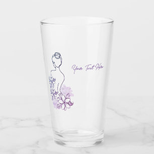 Verre beauté féminine