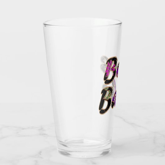 Verre Bébé de chef en Flore noire (Droite)