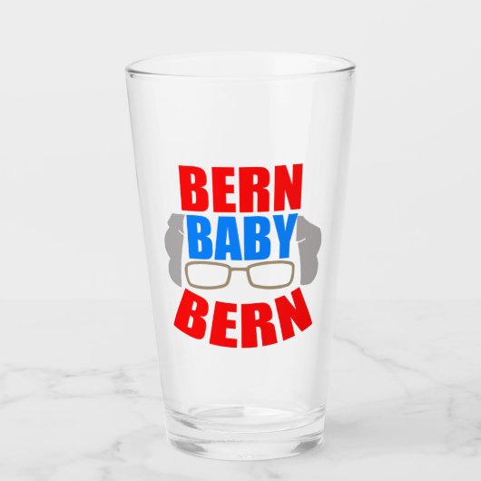 Verre Bébé drôle Berne de Berne de ponceuses de Bernie (Devant)