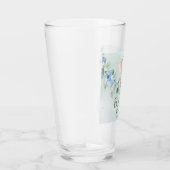 Verre Bébé Éléphant Mignon Roses Bleues (Droite)
