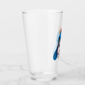 Verre Bébé mignon Fluffy Hiphop avec Casquette bleu (Droite)