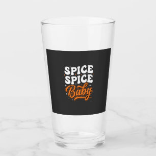 Verre Bébé Spice Spice Halloween Typographie Rétro Desig