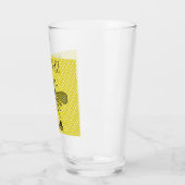 Verre BEE Yellow Polkadot design tendance nommé (Gauche)