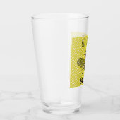 Verre BEE Yellow Polkadot design tendance nommé (Droite)