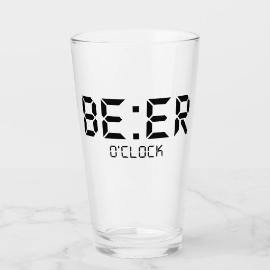 Verre Beer O'Clock Octoberfest (Devant)