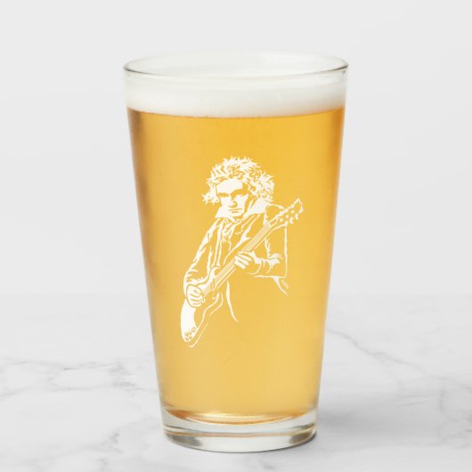 Verre Beethoven Rock ! (Devant (rempli))