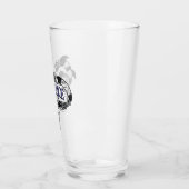 Verre Beetlejus | Vapeur de sable enroulé sur le logo Be (Gauche)