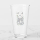 Verre Belle aquarelle Panda Bear (Dos)