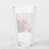 Verre Belle artiste Abstraite Red Haired Ginger Girl (Dos)