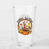 Verre Belle Collection d'automne populaire Thanksgiving (Dos)