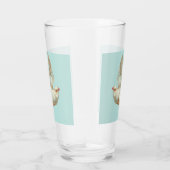 Verre belle colombe blanche (Droite)