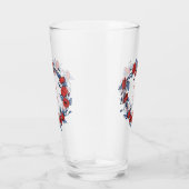 Verre Belle couronne de pavot Floral & Stripes (Droite)