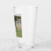 Verre Belle course de chevaux dans un champ (Gauche)