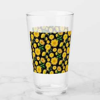 Verre Belle et vibrante tournesol