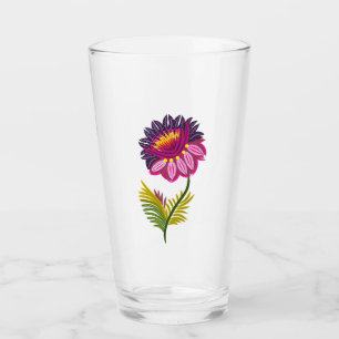 Verre Belle fleur