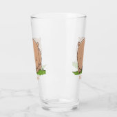Verre Belle illustration de dessin animé de bébé wombat (Gauche)