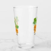 Verre Belle illustration du quatuor de carottes à carott (Gauche)