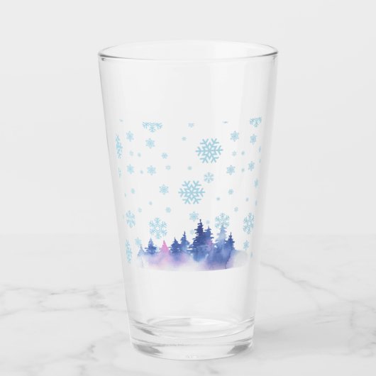 Verre Belle Journée d'hiver (Devant)