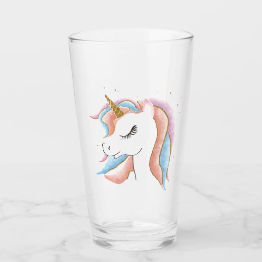 Verre Belle licorne (Devant)