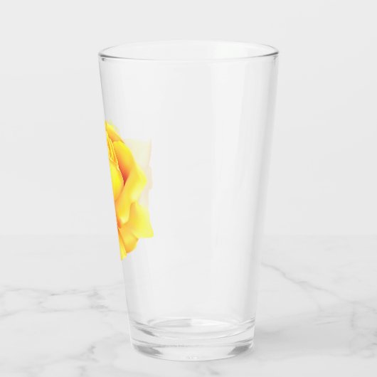 Verre Belle Rose Jaune (Gauche)