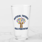 Verre Belle thérapie physique Citation inspirante (Devant)