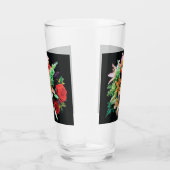 Verre Belles Fleurs Jeter Oreiller (Droite)