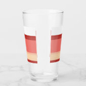 Verre Belles rayures blanches roses (Droite)