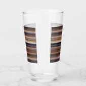Verre Belles rayures bleues brunes (Droite)