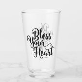 Verre Bénissez votre coeur (Dos)
