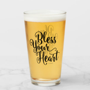 Verre Bénissez votre coeur