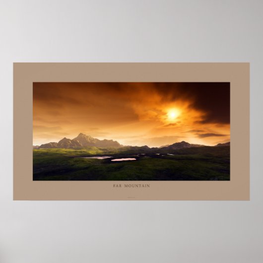 verre berg poster (Voorkant)