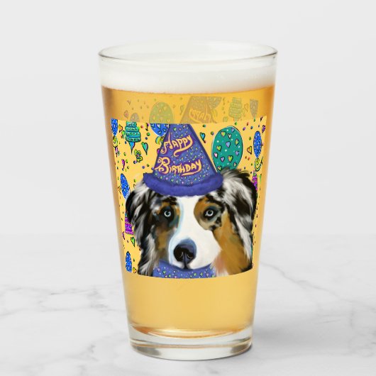 VERRE BERGER AUSTRALIEN (Devant (rempli))