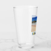 Verre Bermuda Pink Sand Beach Horseshoe Bay Beer Pint (Droite)