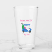 Verre Best Mom By Par Preppy Golf (Devant)
