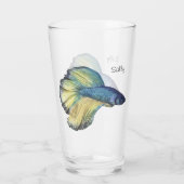 Verre Betta fish (Dos)
