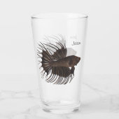 Verre Betta Fish Glass (Dos)