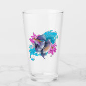 Verre Betta Siamese combat le poisson (Devant)