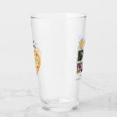 Verre BFF Photo Collage Cadeaux Dusty rose PIZZA Amis (Droite)