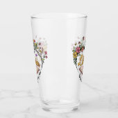 Verre Bibliothécaire compatissante - Floral Heart Design (Gauche)