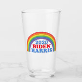 Verre Biden Harris 2020 Rainbow (Devant)