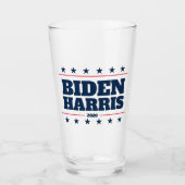 Verre Biden Harris 2024 élection démocrate bière de part (Devant)