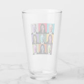 Verre Biden Harris Pop Art (Neon) (Dos)