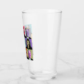 Verre Biden Harris Pop Art (Neon) (Gauche)
