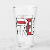 Verre Biélorussie libre (Dos)