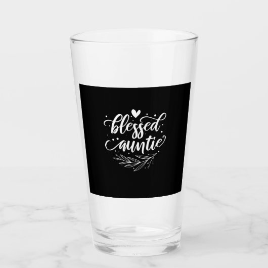 Verre Bienheureuse Tante (Devant)
