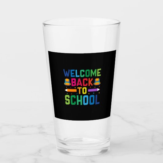 Verre Bienvenue À L'École (Devant)