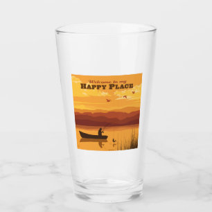Verre Bienvenue À Mon Happy Place
