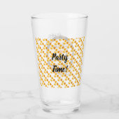 Verre Bienvenue Automne Citrouille Vintage (Dos)